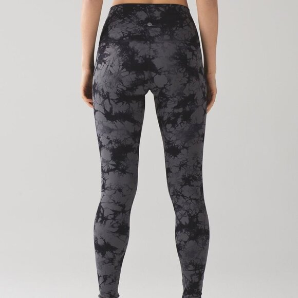 Lululemon Wunder Under Pant (Hi-Rise) (Shibori) 31" - 6 Shibori Black Dark Carbo - Picture 2 of 7
